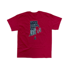 Load image into Gallery viewer, RISC Beaches Tee in Red - Rhode Island Surf Co.