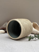 Load image into Gallery viewer, Point Judith Blue Wave Tumbler- DownEaster Pottery