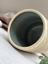 Load image into Gallery viewer, Point Judith Blue Wave Tumbler- DownEaster Pottery