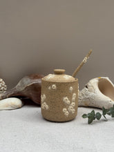 Load image into Gallery viewer, Barnacle Jar and Spoon - DownEaster Pottery