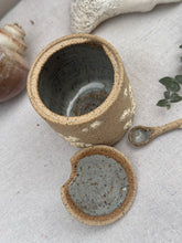 Load image into Gallery viewer, Barnacle Jar and Spoon - DownEaster Pottery