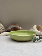 Load image into Gallery viewer, Misquamicuit Green Dish - DownEaster Pottery
