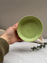 Load image into Gallery viewer, Misquamicuit Green Dish - DownEaster Pottery