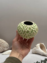 Load image into Gallery viewer, Misquamicuit Green Round Vase - DownEaster Pottery