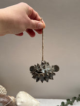 Load image into Gallery viewer, Puffer Fish Hanging Ornament - DownEaster Pottery
