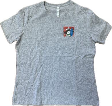 Women's Osprey Tee (Grey) - Rhode Island Surf Co.