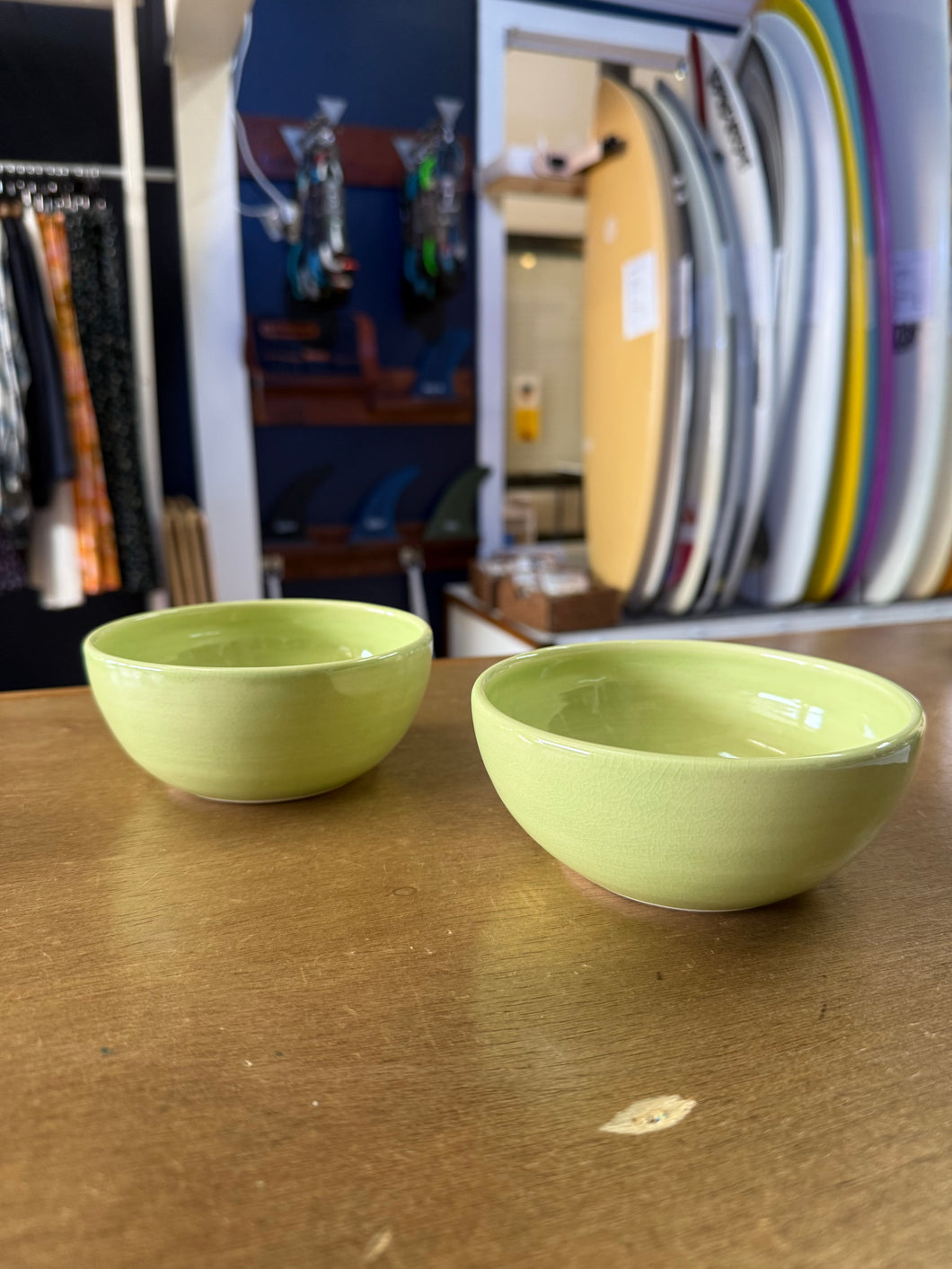 Rice Bowl (Moss Green) - Downeaster Pottery