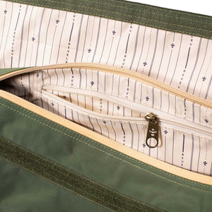 Overnighter Duffle Bag (Green/Beige) - Revelry Supply