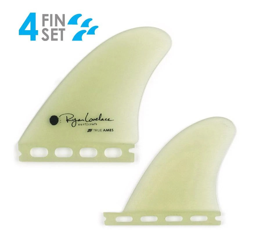 Lovelace Piggyback Quad (Future) Solid Fiberglass (Clear) - True Ames