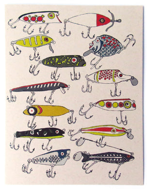 Fishing Lures Card