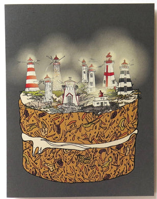 Lighthouse Cake Card