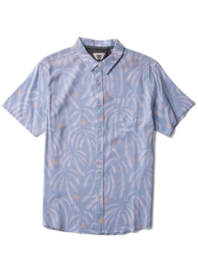 Primitive Palms Eco SS Shirt (Pacific Blue) - Vissla