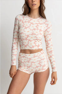 Mimi Floral Long Sleeve Surf Top - Rhythm