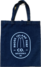 Load image into Gallery viewer, Denim Tote Bag  - Rhode Island Surf Co