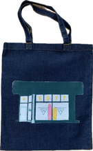 Load image into Gallery viewer, Denim Tote Bag  - Rhode Island Surf Co