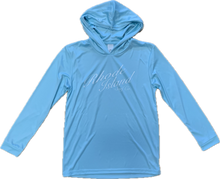 Load image into Gallery viewer, Youth Hooded Long Sleeve Surf Tee (UPF 50) - RI Surf Co Signature