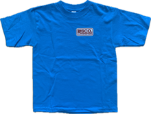 Load image into Gallery viewer, Youth RISCO Patch Tee (Marine)- Rhode Island Surf Co.