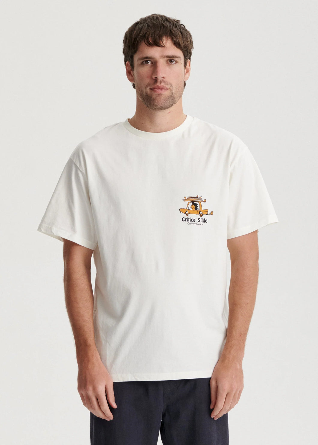 Tactics Tee (White) - The Critical Slide Society