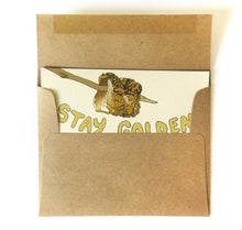 Load image into Gallery viewer, Stay Golden Card