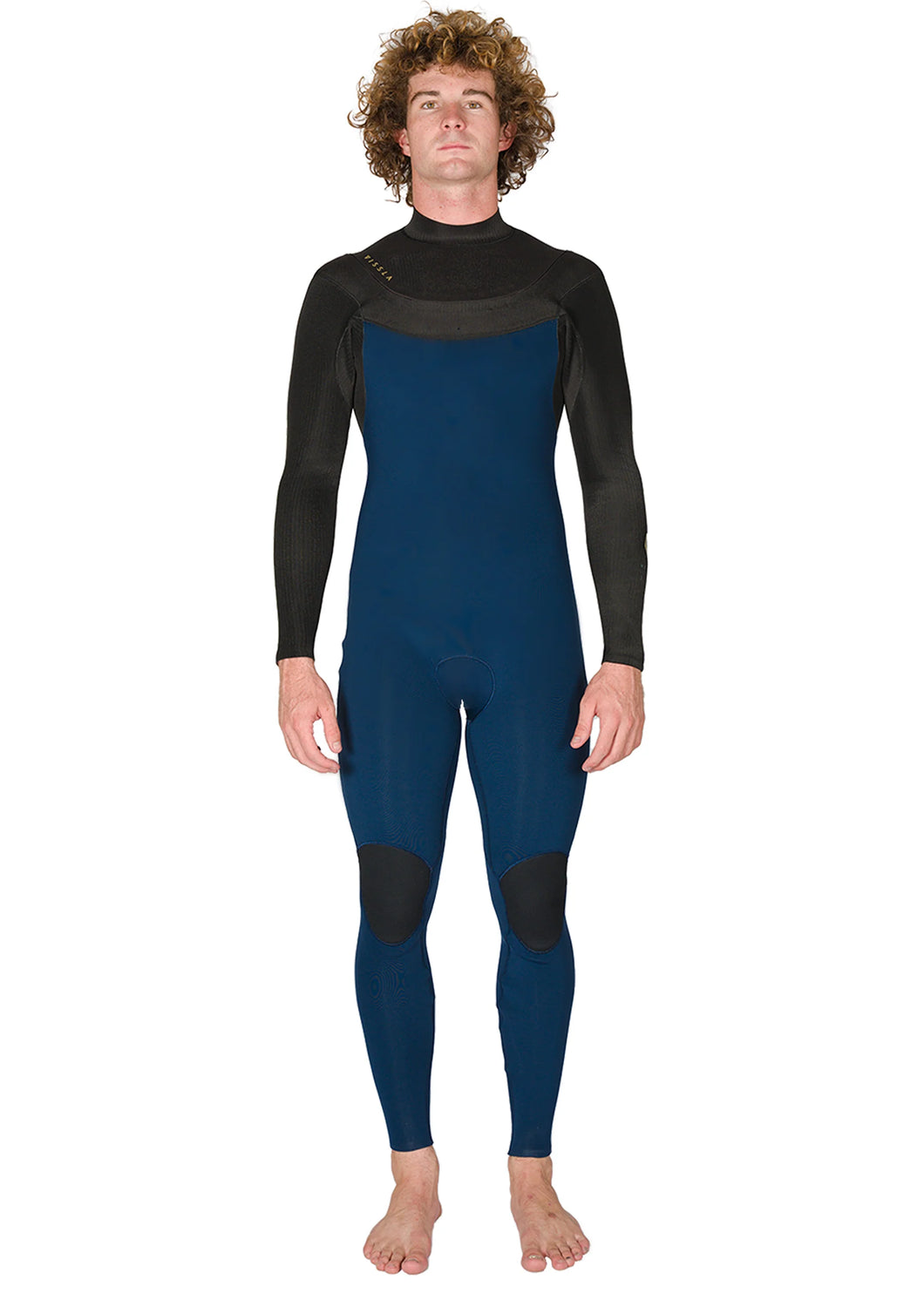 New Seas U-Zip 3/2mm Midnight Blue Wetsuit - Vissla