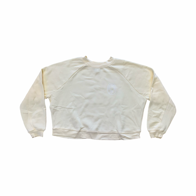 Women’s Westerly Fish Brand Cropped Crewneck (Yellow Pastel) - Rhode Island Surf Co.