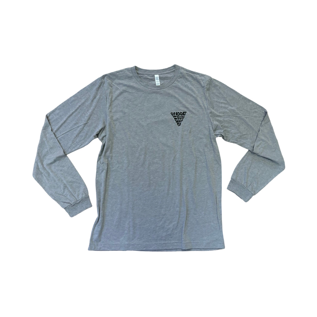 Beaches Long Sleeve Tee (Athletic Grey) - Rhode Island Surf Co.