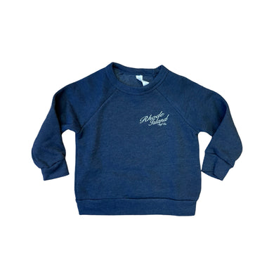 Kids Toddler Class Signature Crew Neck (Navy) - Rhode Island Surf Co.