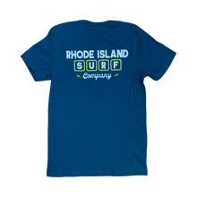 Load image into Gallery viewer, Marquee Tee (Aqua Blue) - Rhode Island Surf Co.