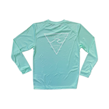 Load image into Gallery viewer, Youth Long Sleeve Surf Tee (UPF 50) - Mint Green