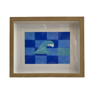 "Wave Patterns" (Framed) - Artwork by Viviane Schefers