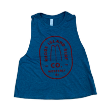 Load image into Gallery viewer, Westerly Fish Muscle Tank (Heather Blue) - Rhode Island Surf Co.