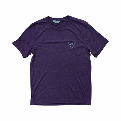 RISC Premium Tee (Maroon Triblend) - Rhode Island Surf Co.