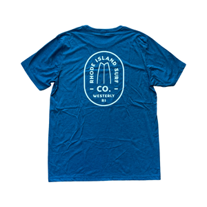 Westerly Fish Brand Tee (Denim) - Rhode Island Surf Co.