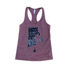 Load image into Gallery viewer, Beaches Logo Racerback Tank (Stone Pink) - Rhode Island Surf Co.