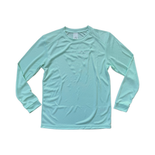 Load image into Gallery viewer, Youth Long Sleeve Surf Tee (UPF 50) - Mint Green
