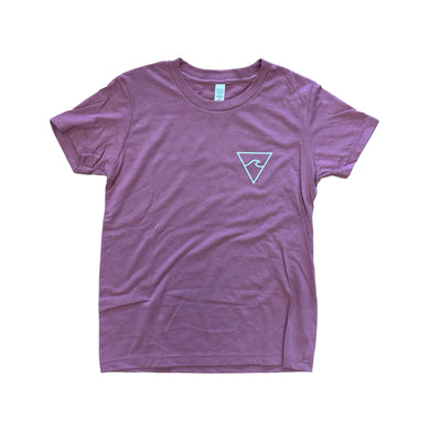 Kids Youth Premium Tee (Mauve) - Rhode Island Surf Co.