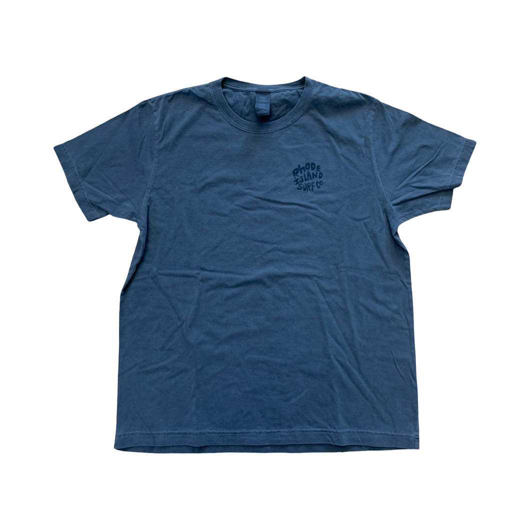 Heavy Knit Cotton Tee (Brown) - Rhode Island Surf Co.
