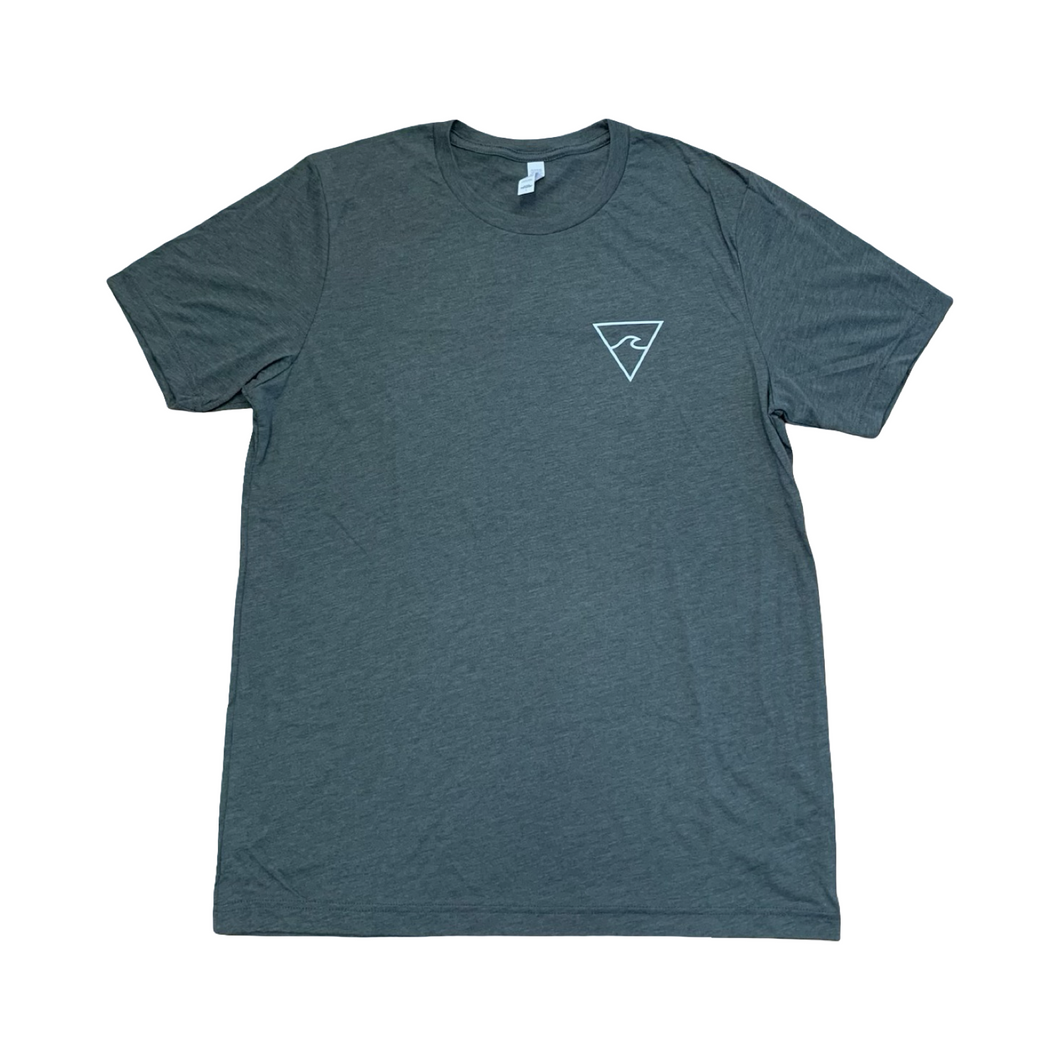 RISC Premium Tee (Green Triblend) - Rhode Island Surf Co.