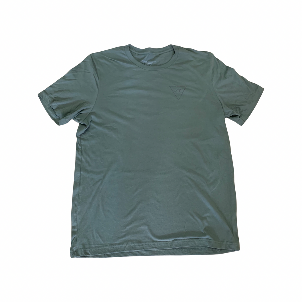 RISC Premium Tee in Military Green - Rhode Island Surf Co.