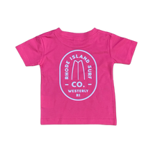 Load image into Gallery viewer, Baby Westerly Fish Tee (Hot Pink)- Rhode Island Surf Co.