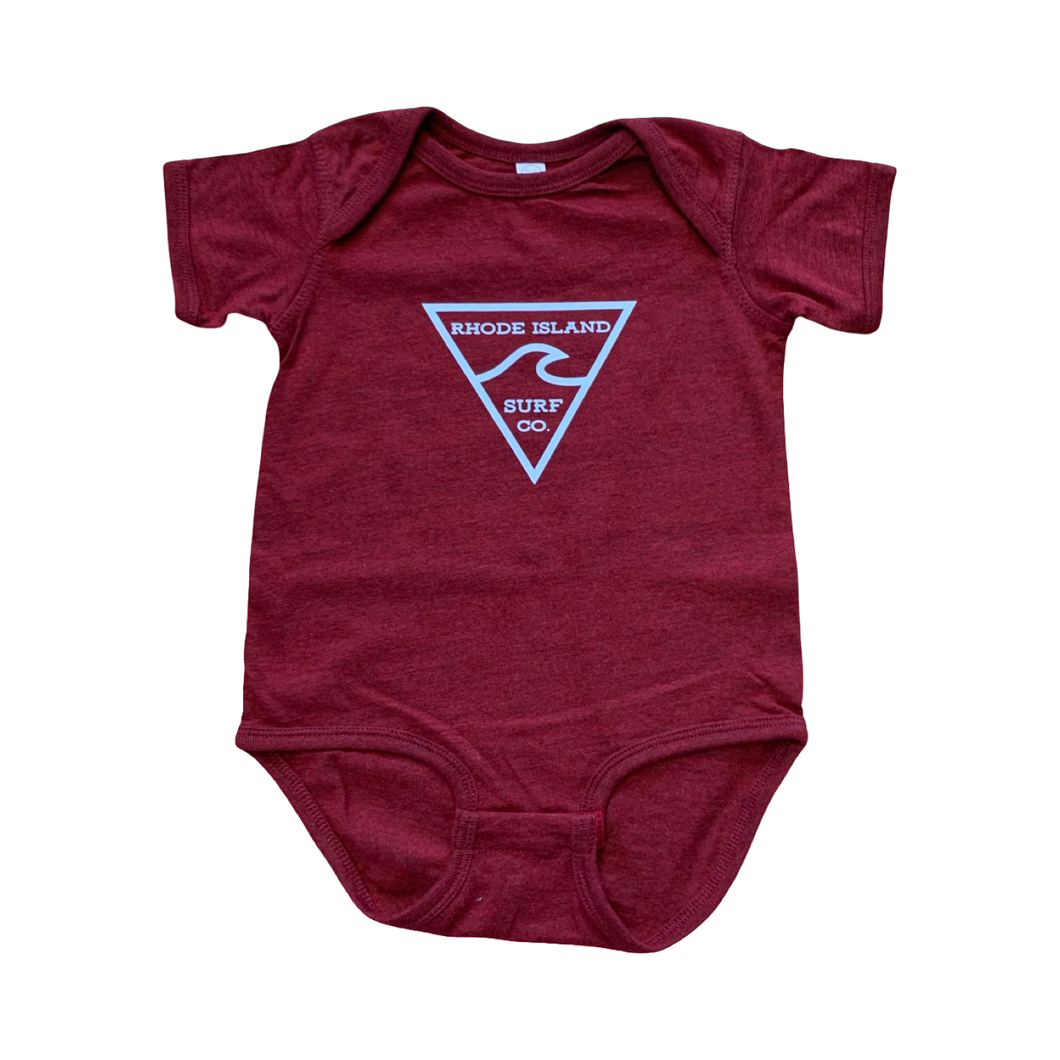 OG Onesie in Red Tri-blend - Rhode Island Surf Co.