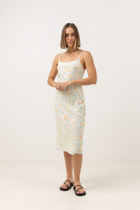 Paloma Floral Slip Midi Dress - Rhythm