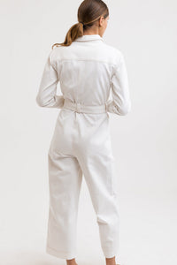 Swansea Boiler Suit - Off White