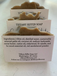 Lumberjack (Cedarwood & Fir Needle) Soap - Tiffany Riffer Soap