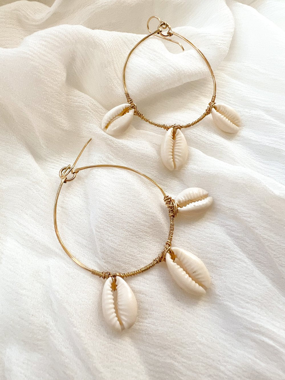 Tidal Earrings (Gold) - Fierce Designs