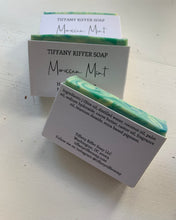 Load image into Gallery viewer, Moroccan Mint Artisan Bar Soap - Tiffany Riffer