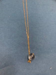 14KGF Clear Quartz Chain Necklace - Olia