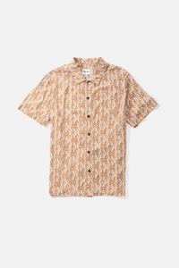 Floral Stripe SS Shirt (Butterscotch) - Rhythm