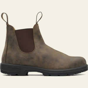 #585 Rustic Brown Chelsea Boots - Blundstone