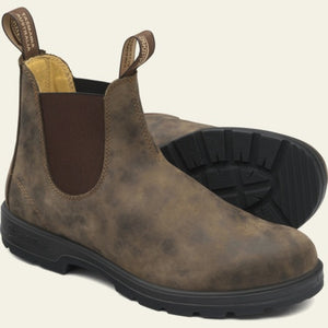 #585 Rustic Brown Chelsea Boots - Blundstone